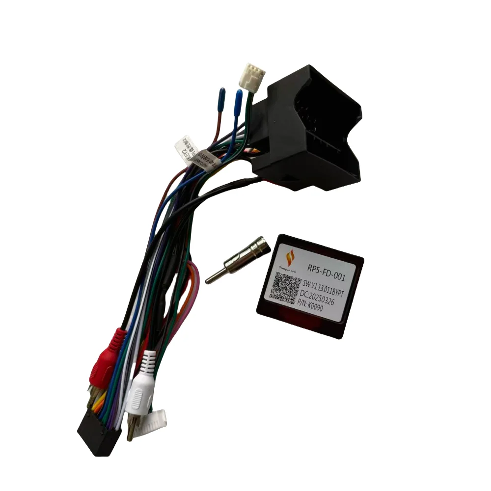 Простой кабель Canbus PR5-FD-001 для автомагнитолы FORD Mondeo/S-MAX/C-MAX DVD Android 2 Din GPS, 16-контактный, для подключения к электросистеме автомобиля
Простой кабель Canbus PR5-FD-001 для автомагнитолы FORD Mondeo/S-MAX/C-MAX DVD Android 2 Din GPS, 16-контактный, для подключения к электросистеме автомобиля