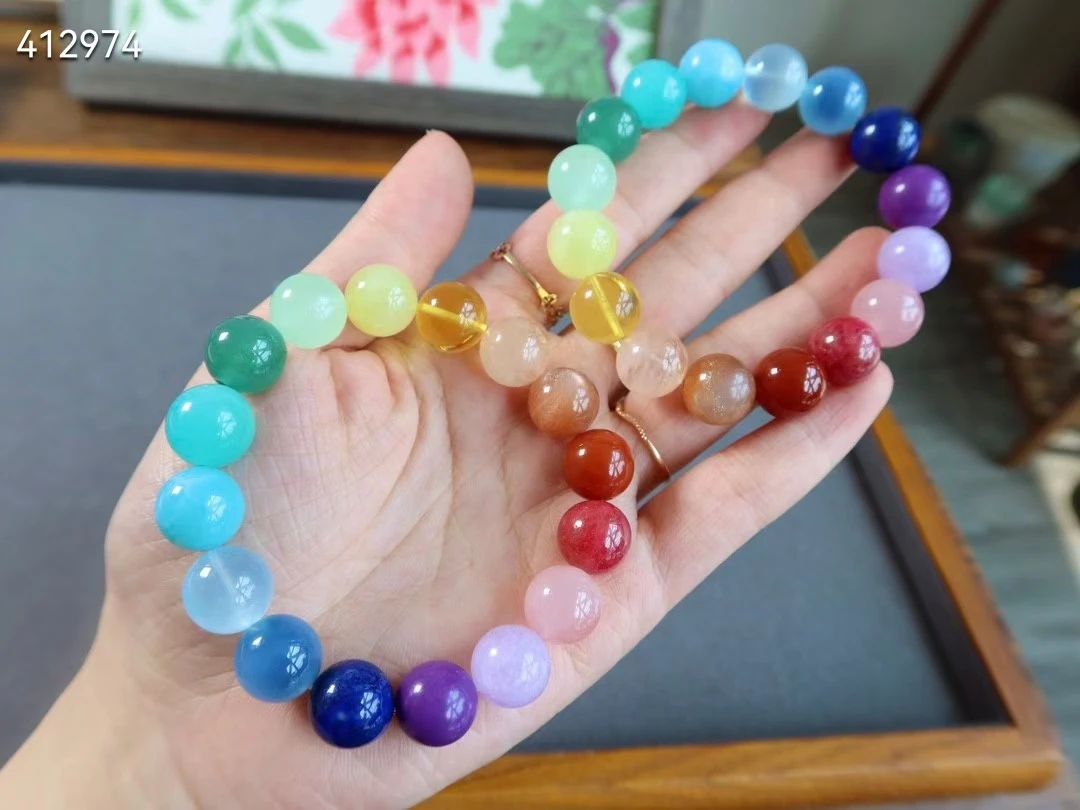 12mm Natural Different 17 Mixed Rabbit Amber Larimar Aquamarine Jade Agate Rutilated Quartz Cacoxenite Beads Bracelet AAAAA
12mm Natural Different 17 Mixed Rabbit Amber Larimar Aquamarine Jade Agate Rutilated Quartz Cacoxenite Beads Bracelet AAAAA
