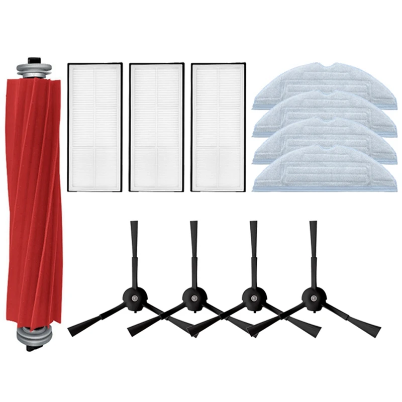 For Roborock G10 G10S G10S Pro Vacuum Cleaner Main Roller Side Brush Hepa Filter Mop Cloths Rag Replacement Accessories 
For Roborock G10 G10S G10S Pro Vacuum Cleaner Main Roller Side Brush Hepa Filter Mop Cloths Rag Replacement Accessories