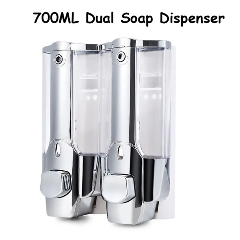 Wall Mount Dual Soap Dispenser Head Wall Mount Shower Bath Washing Lotion Soap Shampoo Dispenser Wall Mounted Bathroom Accessory
Wall Mount Dual Soap Dispenser Head Wall Mount Shower Bath Washing Lotion Soap Shampoo Dispenser Wall Mounted Bathroom Accessory
