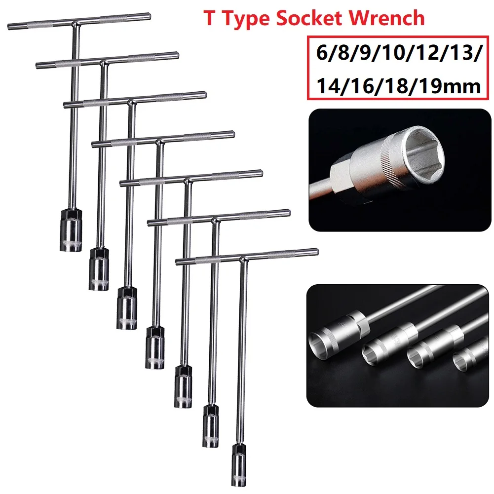 1PCS T Type Socket Ratchet 6-19mm Steel External Hex Wrench Extension Bar For Auto Repair Mechanical Workshop Manual Tools
1PCS T Type Socket Ratchet 6-19mm Steel External Hex Wrench Extension Bar For Auto Repair Mechanical Workshop Manual Tools