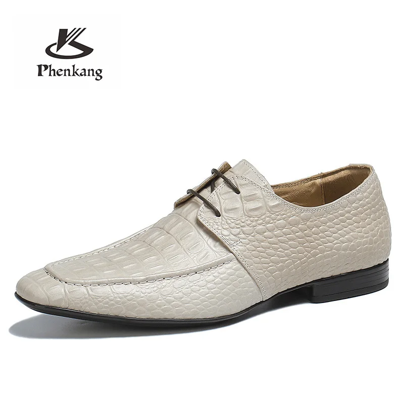 Phenkang Men's Genuine Cow Leather White Spring Luxury Brand Elegant Designer Wedding Shoes Bride For Men Moccasin Shoe 2022
Phenkang Men's Genuine Cow Leather White Spring Luxury Brand Elegant Designer Wedding Shoes Bride For Men Moccasin Shoe 2022