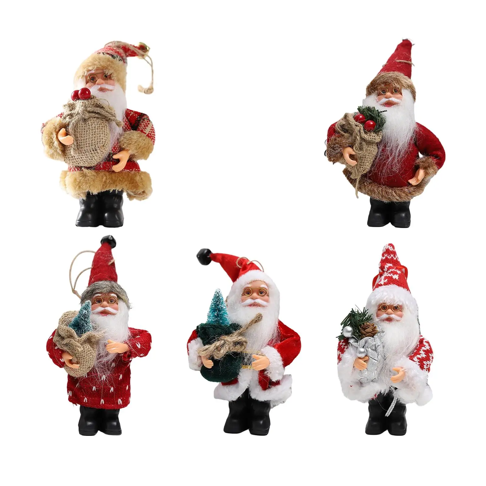 Christmas Tree Hanging Ornaments Santa Plush Dolls Vivid Appearance with Lanyard for Festival Gift Versatile Accessory Stylish
Christmas Tree Hanging Ornaments Santa Plush Dolls Vivid Appearance with Lanyard for Festival Gift Versatile Accessory Stylish