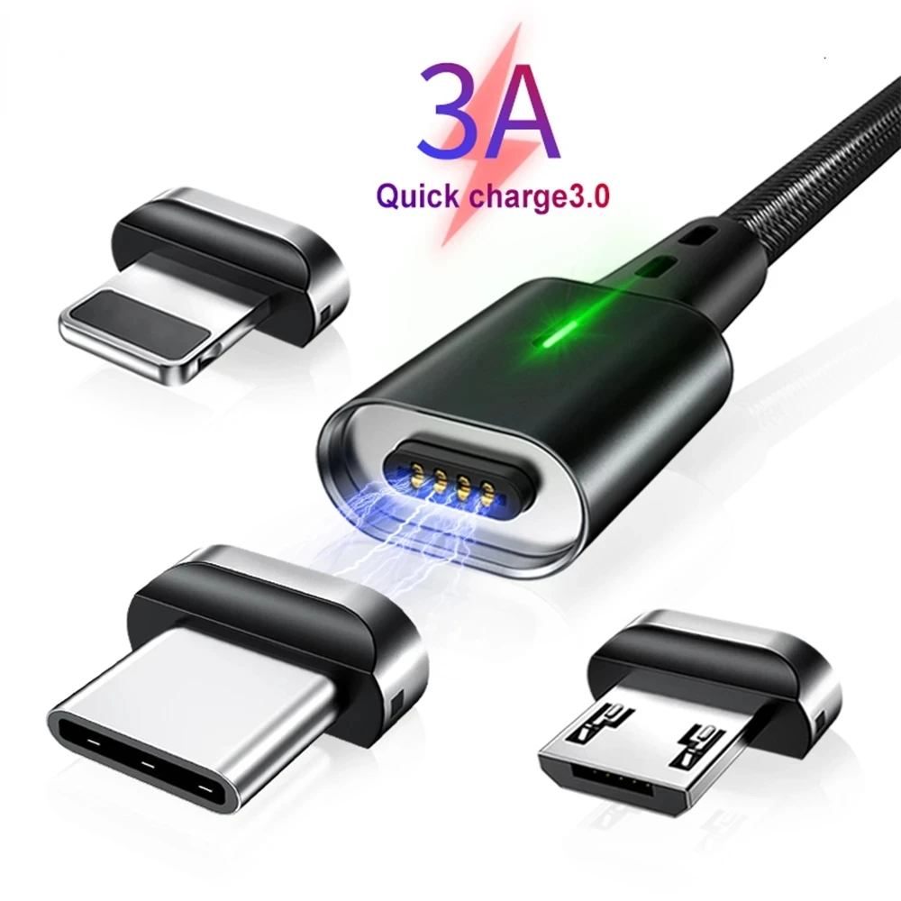 FOR Quick Charger 3.0 4.0 Micro USB Cable for iPhone 8 X3 Fast Phone Charging Cord Type C Cable
FOR Quick Charger 3.0 4.0 Micro USB Cable for iPhone 8 X3 Fast Phone Charging Cord Type C Cable
