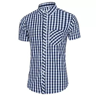 New2022 New Fashion Plaid Shirt Men Summer Casual Short Sleeve Shirts Men's Plus Size Beach Hawaiian Tops Blouse Male 6XL 7X
New2022 New Fashion Plaid Shirt Men Summer Casual Short Sleeve Shirts Men's Plus Size Beach Hawaiian Tops Blouse Male 6XL 7X