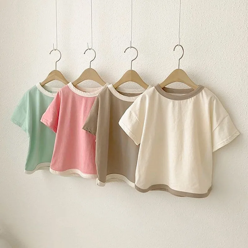 Children's short-sleeved 2022 children's clothing thin section breathable contrast color wrapping children's boys summer
Children's short-sleeved 2022 children's clothing thin section breathable contrast color wrapping children's boys summer