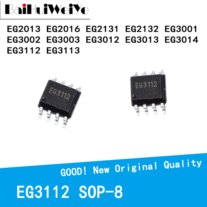 

10PCS/LOT EG2013 EG2016 EG2131 EG2132 EG3001 EG3002 EG3003 EG3012 EG3013 EG3014 EG3112 EG3113 SOP-8 Good Quality Chipset