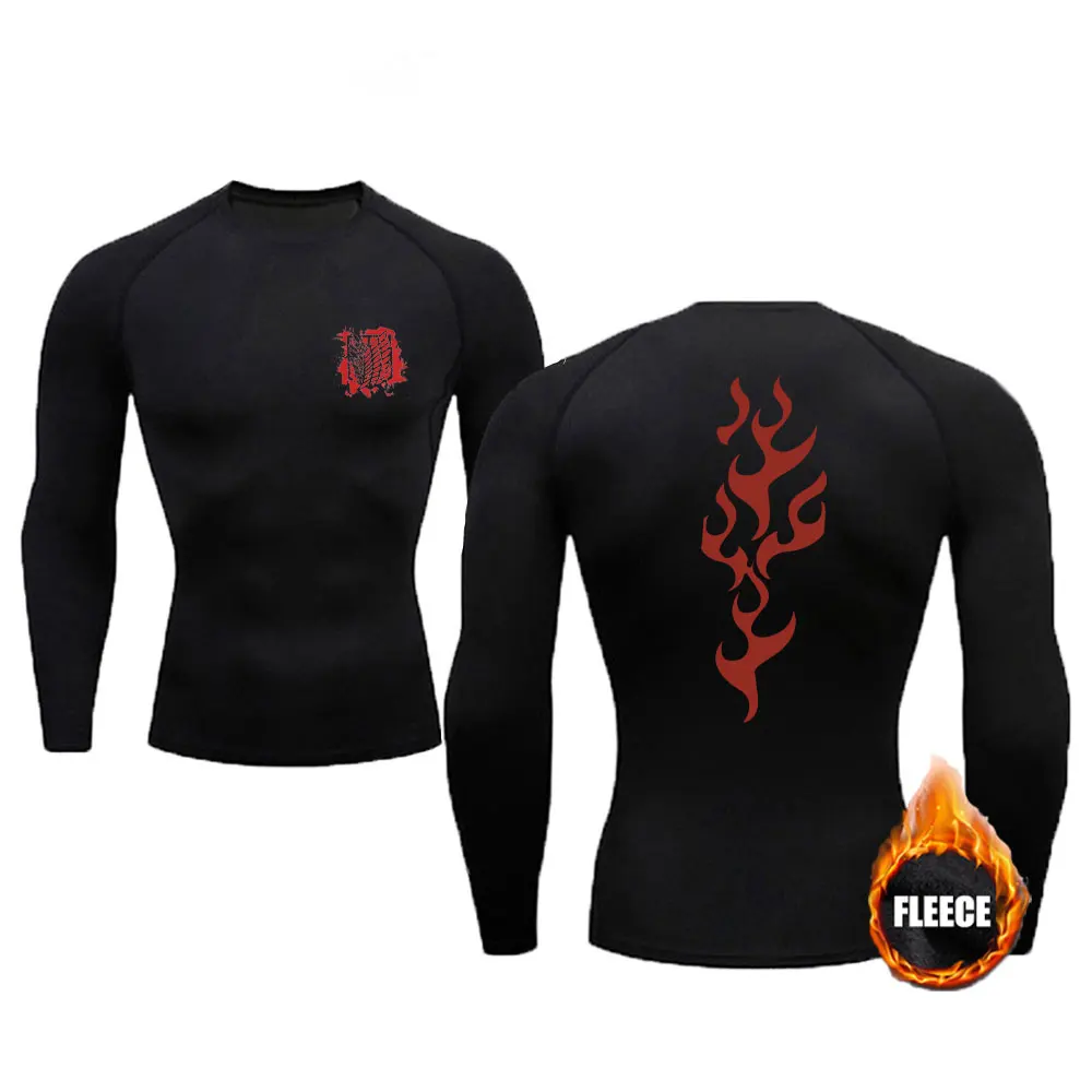 Anime Attack on Titan Men's Compression Shirt Long Sleeve Printed Fleece Rash Guard Lined Fleece Quick Dry Athletic Gym Shirt
Anime Attack on Titan Men's Compression Shirt Long Sleeve Printed Fleece Rash Guard Lined Fleece Quick Dry Athletic Gym Shirt