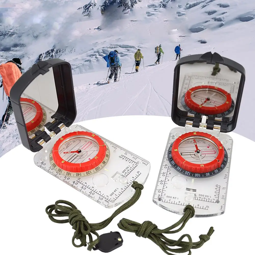 Portable Luminous Compass With Mirror Waterproof Multifunctional For Outdoor Exploration Hiking Climbing
Portable Luminous Compass With Mirror Waterproof Multifunctional For Outdoor Exploration Hiking Climbing