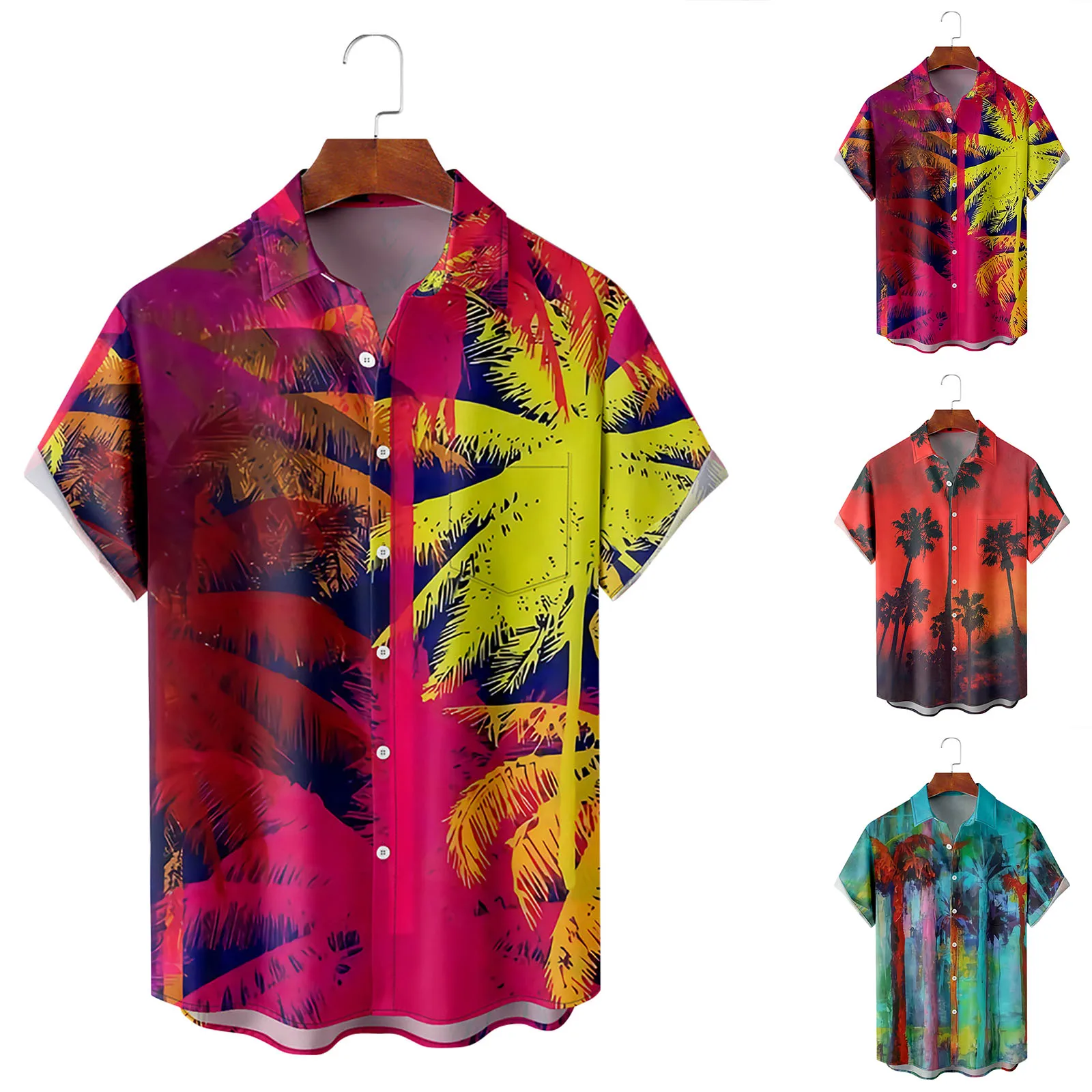 2023 3D Print Painting Floral Hawaiian Shirt Men Women Turn Street Wear Blouse Tops For Spring Autumn European American Style
2023 3D Print Painting Floral Hawaiian Shirt Men Women Turn Street Wear Blouse Tops For Spring Autumn European American Style