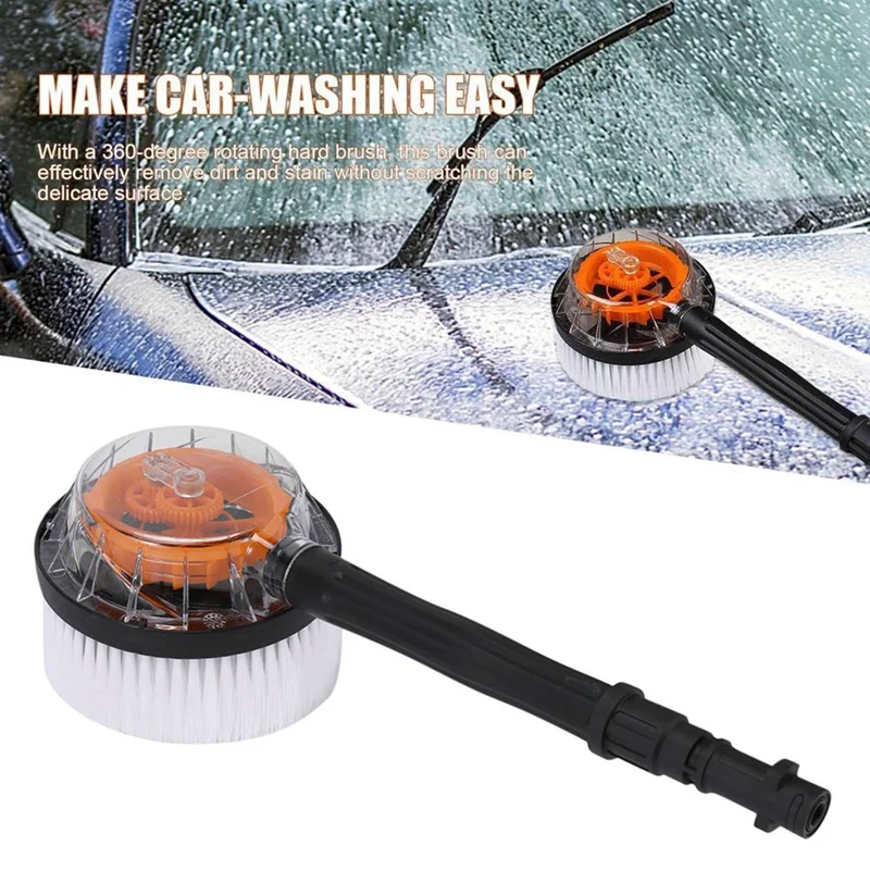 360 Degree Rotating Round High Pressure Water-Gun Cleaning Car Wash Brush For Karcher
360 Degree Rotating Round High Pressure Water-Gun Cleaning Car Wash Brush For Karcher
