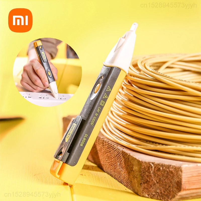 Xiaomi Deli 1 шт. 90-1000 В переменного тока бесконтактная тестовая ручка электрика портативная функция освещения измерители напряжения бытовой инс...
Xiaomi Deli 1 шт. 90-1000 В переменного тока бесконтактная тестовая ручка электрика портативная функция освещения измерители напряжения бытовой инс...