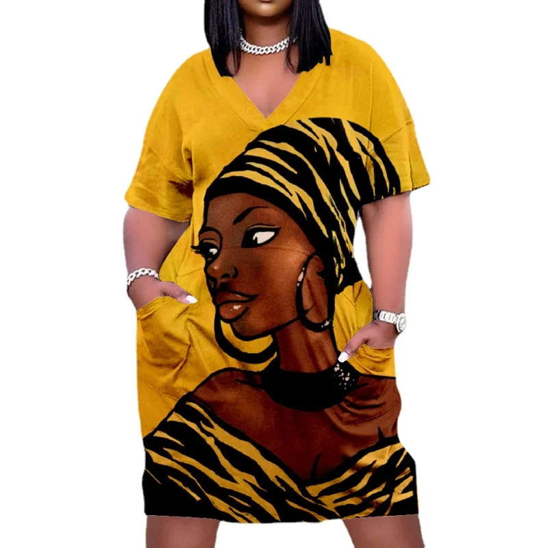 Plus Size Dresses 2022 New Women Fashion Mid Length Large Loose Print Multicolor short sleeve Casual Long Tshirt Streetwear
Plus Size Dresses 2022 New Women Fashion Mid Length Large Loose Print Multicolor short sleeve Casual Long Tshirt Streetwear