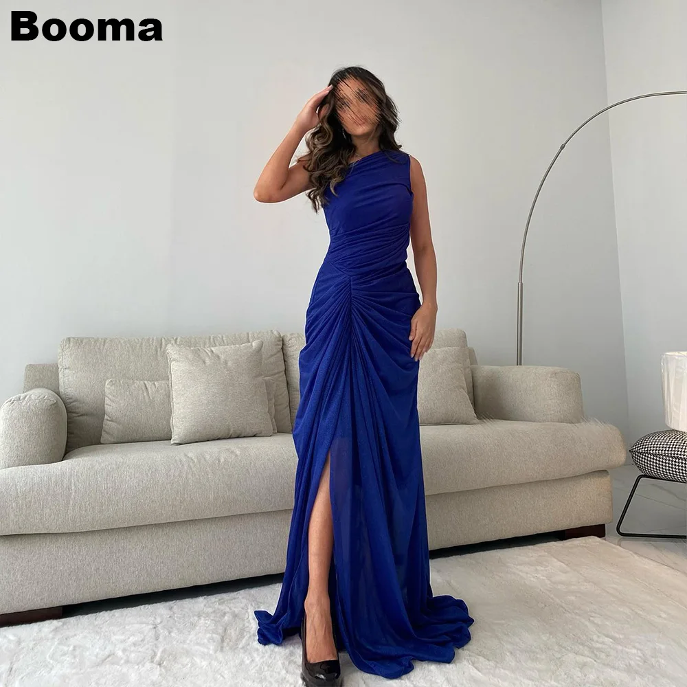 Booma Blue Saudi Arabia Mermaid Evening Dresses Pleat Side Slit One Shoulder Formal Occasion Dresses Chiffon Prom Party Gowns
Booma Blue Saudi Arabia Mermaid Evening Dresses Pleat Side Slit One Shoulder Formal Occasion Dresses Chiffon Prom Party Gowns