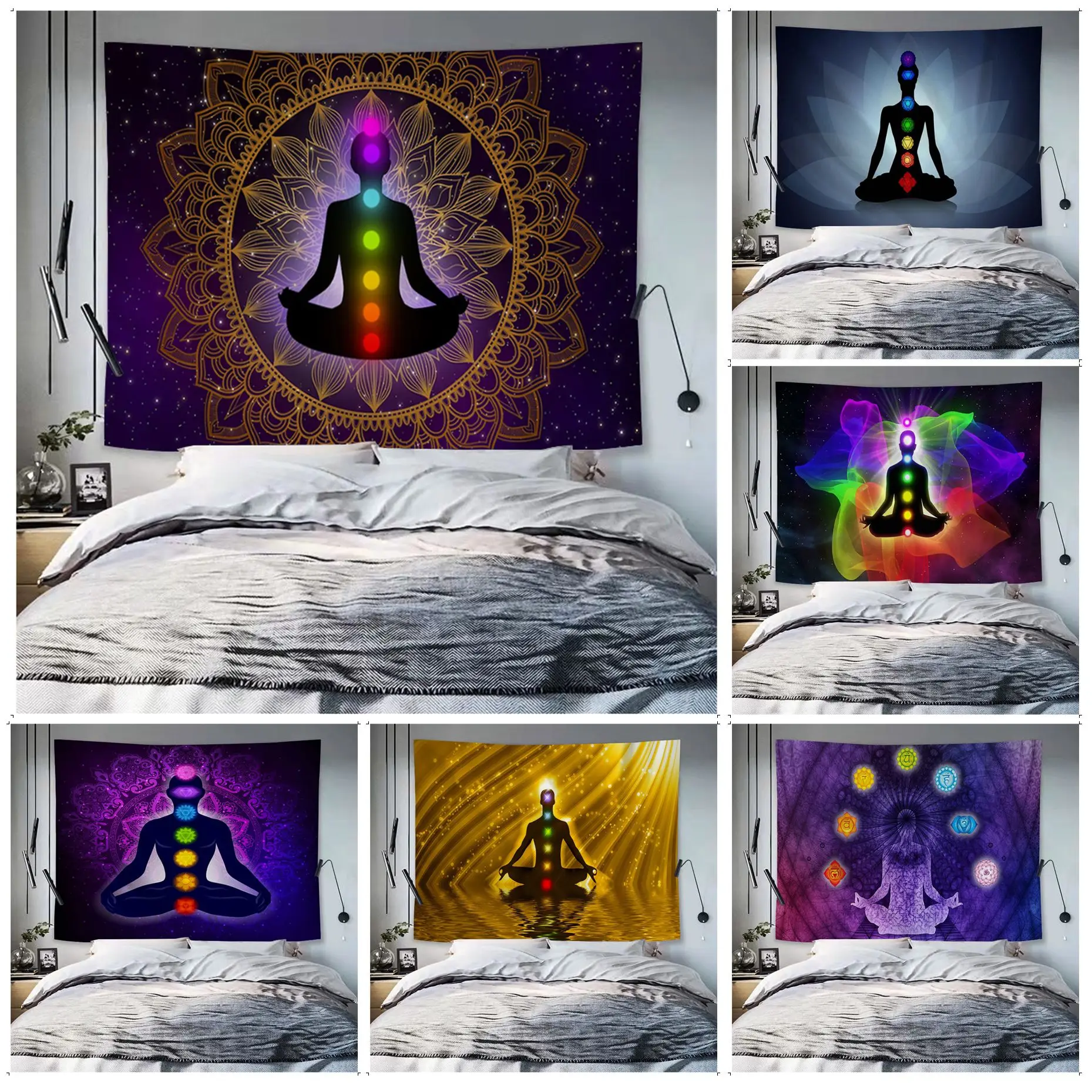 Meditation Seven Chakra Cartoon Tapestry Japanese Wall Tapestry Anime Cheap Hippie Wall Hanging
Meditation Seven Chakra Cartoon Tapestry Japanese Wall Tapestry Anime Cheap Hippie Wall Hanging