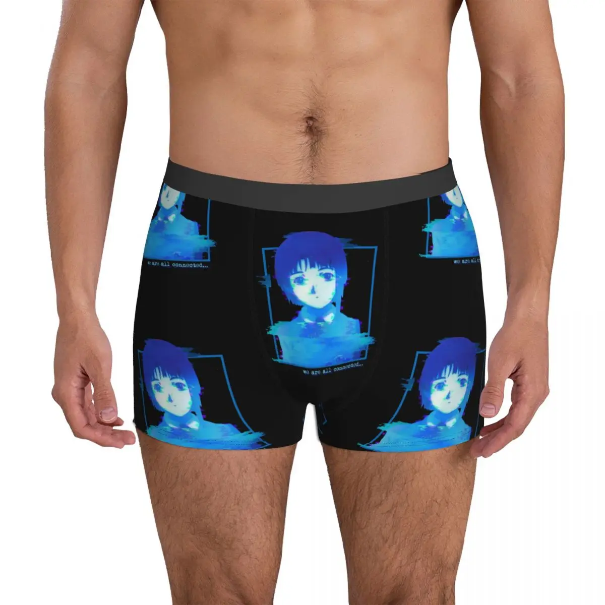 We Are All Connected Underwear Serial Experiments Lain Men Panties Print Cute Boxershorts Hot Boxer Brief Big Size 2XL
We Are All Connected Underwear Serial Experiments Lain Men Panties Print Cute Boxershorts Hot Boxer Brief Big Size 2XL
