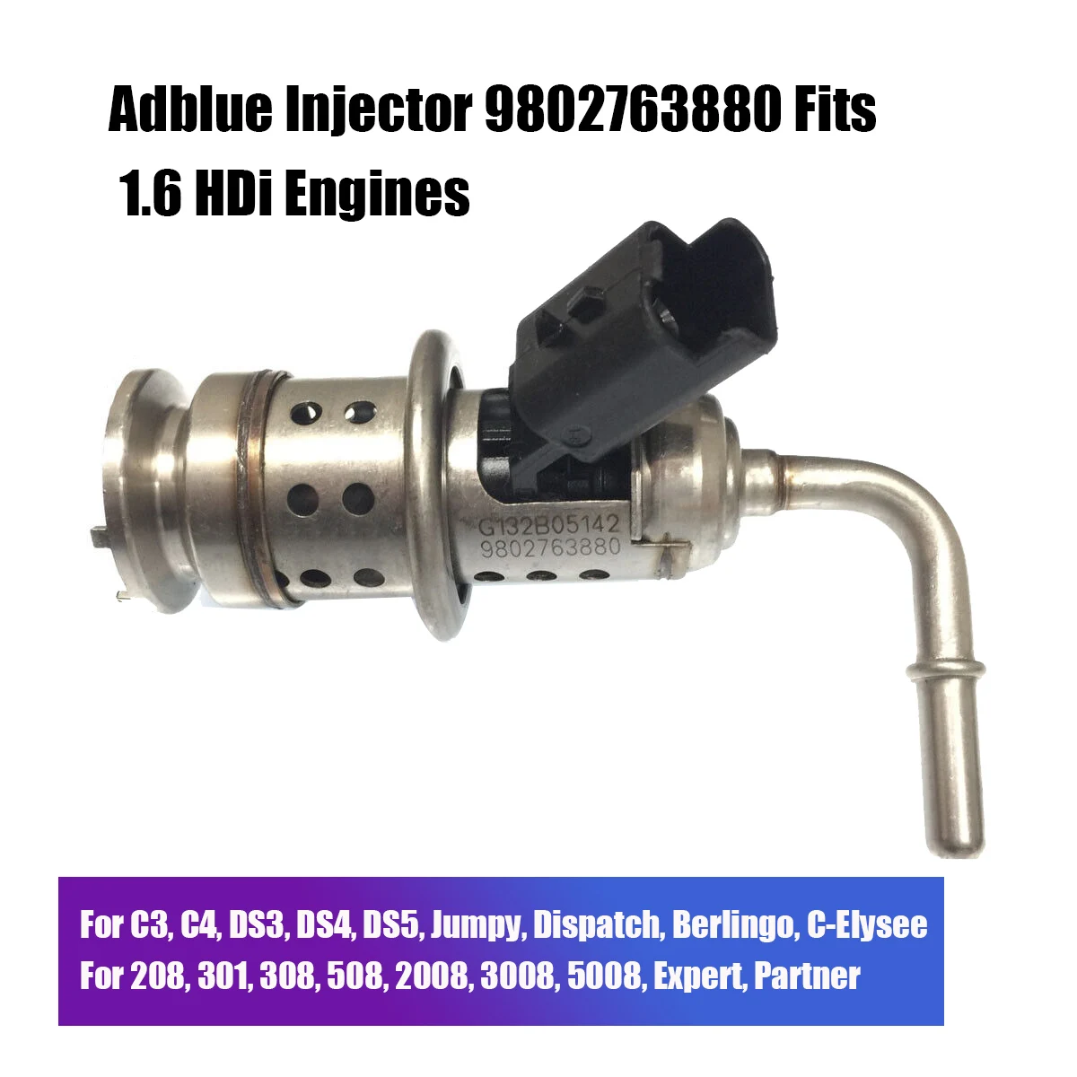Клапан топливной форсунки Adblue 9802763880 для Citroen C3 C4 DS3 DS4 Berlingo Peugeot 208 308 508 2008 3008 5008
Клапан топливной форсунки Adblue 9802763880 для Citroen C3 C4 DS3 DS4 Berlingo Peugeot 208 308 508 2008 3008 5008