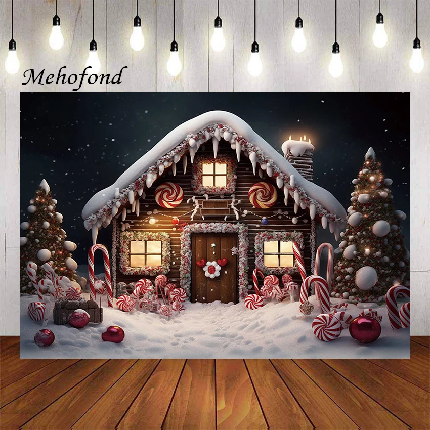Mehofond Photography Background Winter Christmas Candy House Snow Xmas Tree Kid Family Party Portrait Decor Backdrop Photo Studi
Mehofond Photography Background Winter Christmas Candy House Snow Xmas Tree Kid Family Party Portrait Decor Backdrop Photo Studi