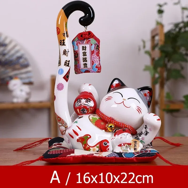 Керамическая статуэтка Maneki Neko 8,6 дюймов
Керамическая статуэтка Maneki Neko 8,6 дюймов