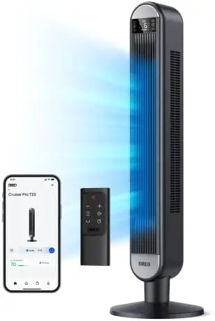 Fans for Home, 42 Inch 90° Oscillating for Bedroom Indoors, Floor with 12H Timer, Large LED Display, Quiet Standing with Rem
Fans for Home, 42 Inch 90° Oscillating for Bedroom Indoors, Floor with 12H Timer, Large LED Display, Quiet Standing with Rem