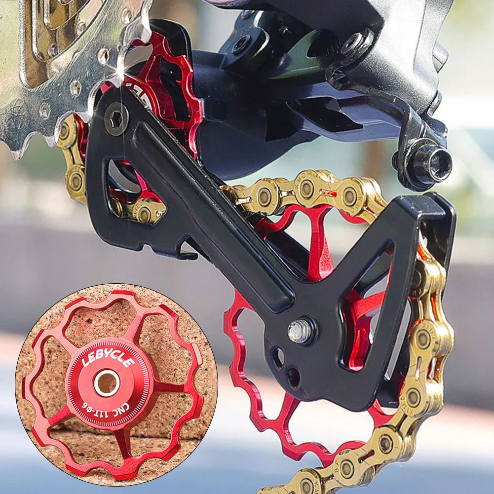 11T/13T/15T Bicycle Steel Bearing Derailleur Mountain Road Bike Aluminum Alloy Rear Derailleur Jockey Wheel Cycling Accessories
11T/13T/15T Bicycle Steel Bearing Derailleur Mountain Road Bike Aluminum Alloy Rear Derailleur Jockey Wheel Cycling Accessories