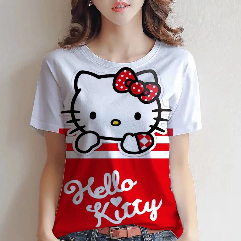 Футболка оверсайз с коротким рукавом, Свободный Топ с мультяшным принтом Hello Kitty, в стиле Харадзюку, винтажная одежда для женщин и мужчин
Футболка оверсайз с коротким рукавом, Свободный Топ с мультяшным принтом Hello Kitty, в стиле Харадзюку, винтажная одежда для женщин и мужчин