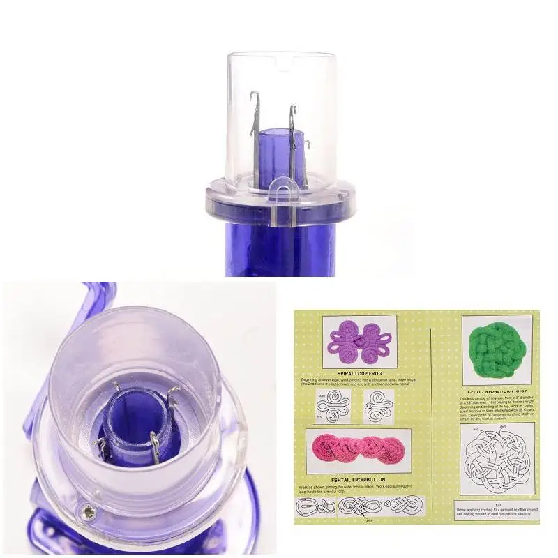 Hand Knitting Machine Plastic Spool Knitter Wool Crafts DIY Bracelet Weave Tools For Waistbands Necklines Or Crafts Durable
Hand Knitting Machine Plastic Spool Knitter Wool Crafts DIY Bracelet Weave Tools For Waistbands Necklines Or Crafts Durable