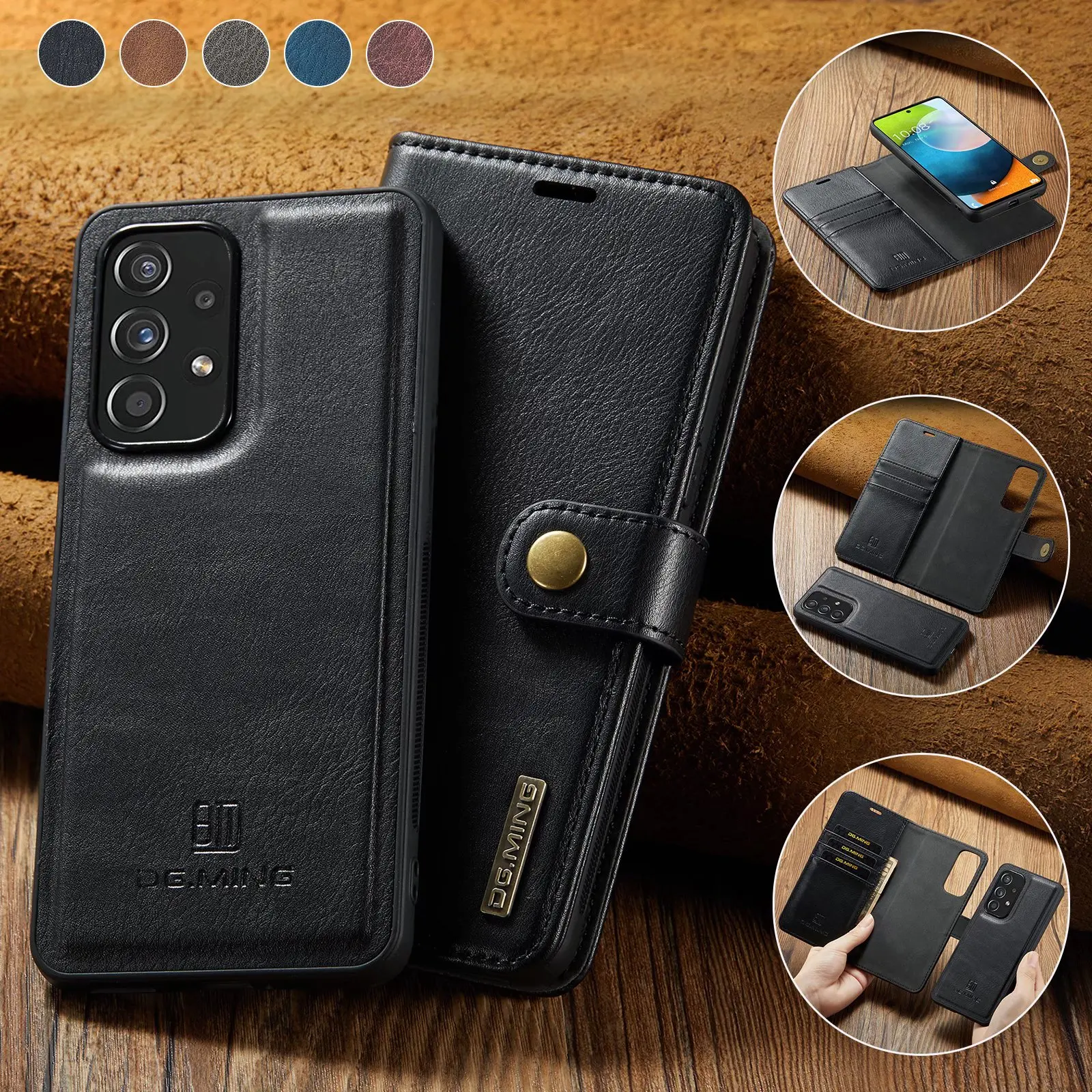 Detachable Wallet Case for Samsung A73 A53 A33 A13 A52S A72 A22 Vintage Flip Premium PU Leather Magnetic Card Slot Phone Cover
Detachable Wallet Case for Samsung A73 A53 A33 A13 A52S A72 A22 Vintage Flip Premium PU Leather Magnetic Card Slot Phone Cover