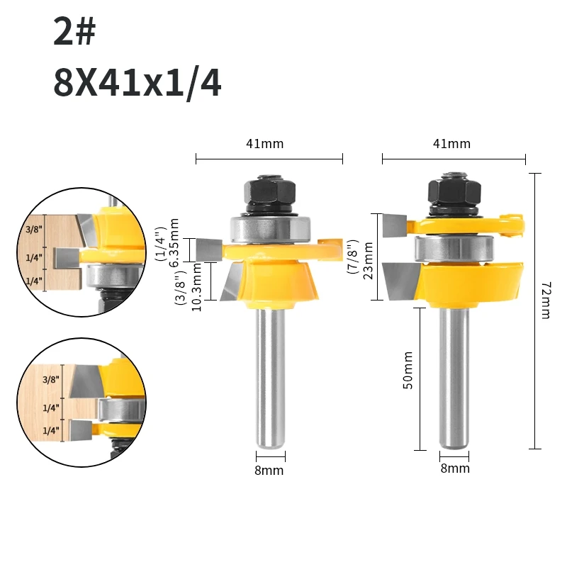 YUSUN 2 шт. 15 ° Двусторонняя фреза с фаской и рейкой в сборе, фреза для деревообработки, инструменты по дереву
YUSUN 2 шт. 15 ° Двусторонняя фреза с фаской и рейкой в сборе, фреза для деревообработки, инструменты по дереву