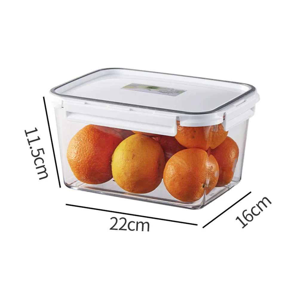 Airtight Food Plastic Box Refrigerator Clear Crisper Food Container Kitchen Fruit Vegetable Organizer With Leak Proof Lid
Airtight Food Plastic Box Refrigerator Clear Crisper Food Container Kitchen Fruit Vegetable Organizer With Leak Proof Lid
