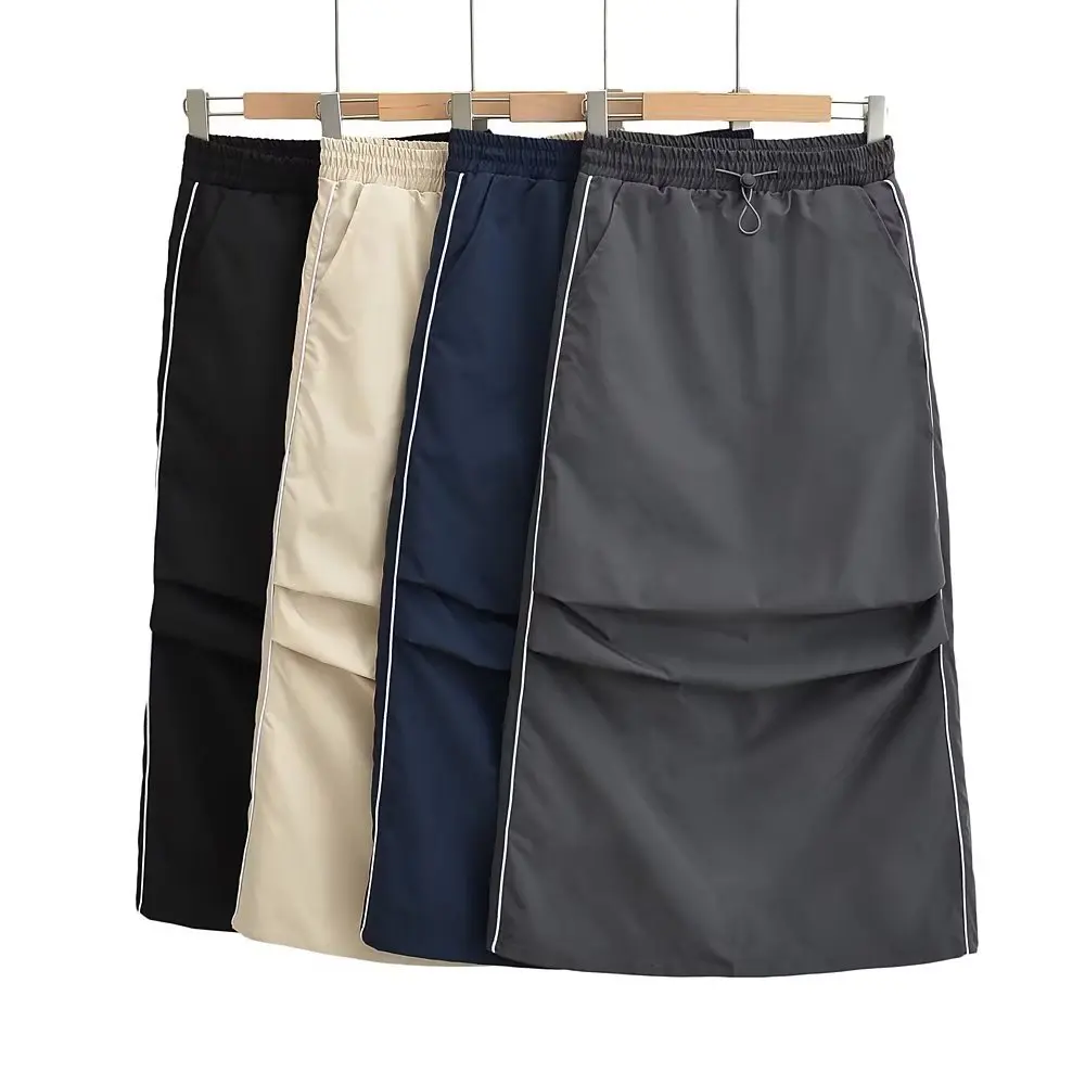 Юбка Женская Повседневная средней длины, однотонная универсальная модная женская простая в полоску с завышенной талией, весна-лето 2023
Юбка Женская Повседневная средней длины, однотонная универсальная модная женская простая в полоску с завышенной талией, весна-лето 2023
