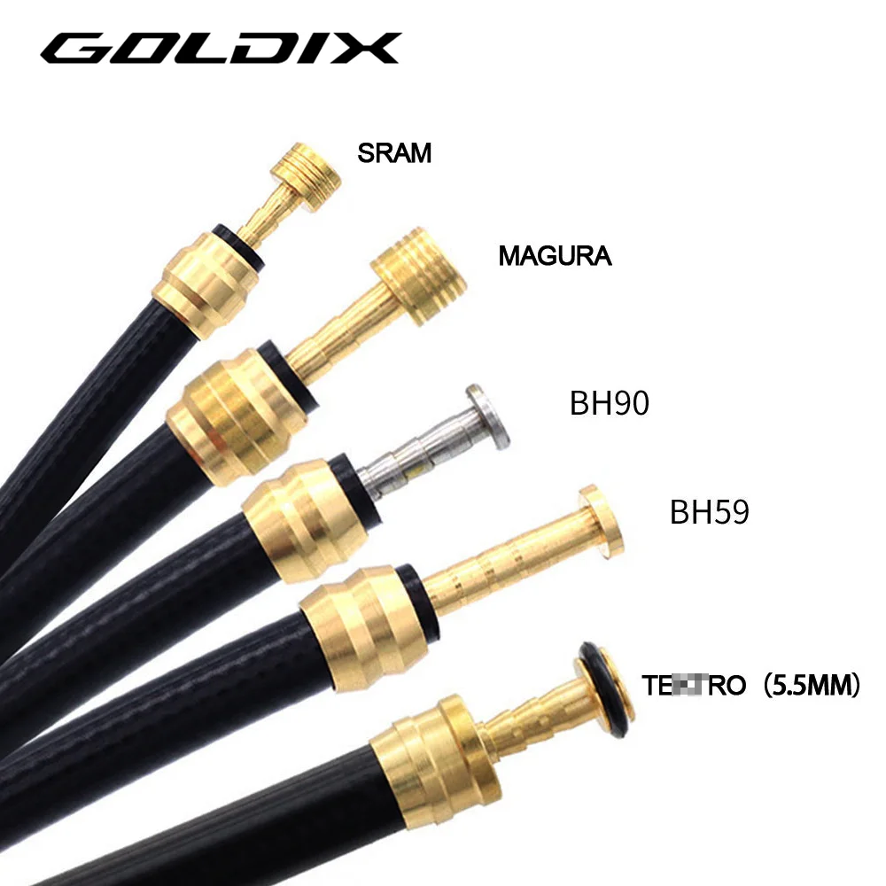 GOLDIX 20/50Pcs Bicycle Hydraulic Disc Brake Oil Pin Needle Olive Connect Insert for BH90 BH59 SRAM MAGURA Brake Oil Pipe Joint
GOLDIX 20/50Pcs Bicycle Hydraulic Disc Brake Oil Pin Needle Olive Connect Insert for BH90 BH59 SRAM MAGURA Brake Oil Pipe Joint