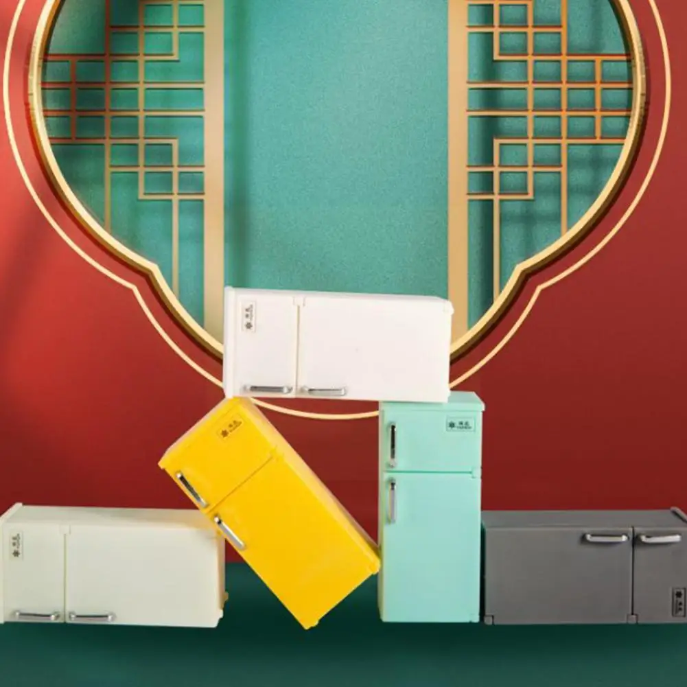 1/12 Dollhouse Retro Miniature Kitchen Plastic Fridge Refrigerator Freezer For Dolls Bedroom Living Room Accessories Toy G1N9
1/12 Dollhouse Retro Miniature Kitchen Plastic Fridge Refrigerator Freezer For Dolls Bedroom Living Room Accessories Toy G1N9