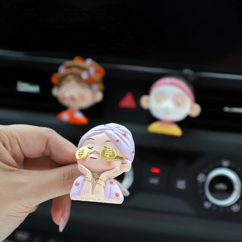 1pcs Mini Air Freshener Perfume Air Conditioner Outlet Clip Cute Curls Apply Mask Doll Fragrance Ornament Car Accessories
1pcs Mini Air Freshener Perfume Air Conditioner Outlet Clip Cute Curls Apply Mask Doll Fragrance Ornament Car Accessories