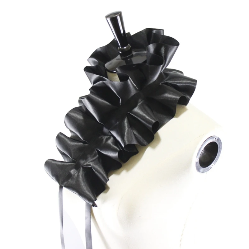 Взрослая пряжа в стиле елизаветинской эпохи Возрождения с рюшами и искусственным воротником, винтажная рюша на шее клоуна
Взрослая пряжа в стиле елизаветинской эпохи Возрождения с рюшами и искусственным воротником, винтажная рюша на шее клоуна