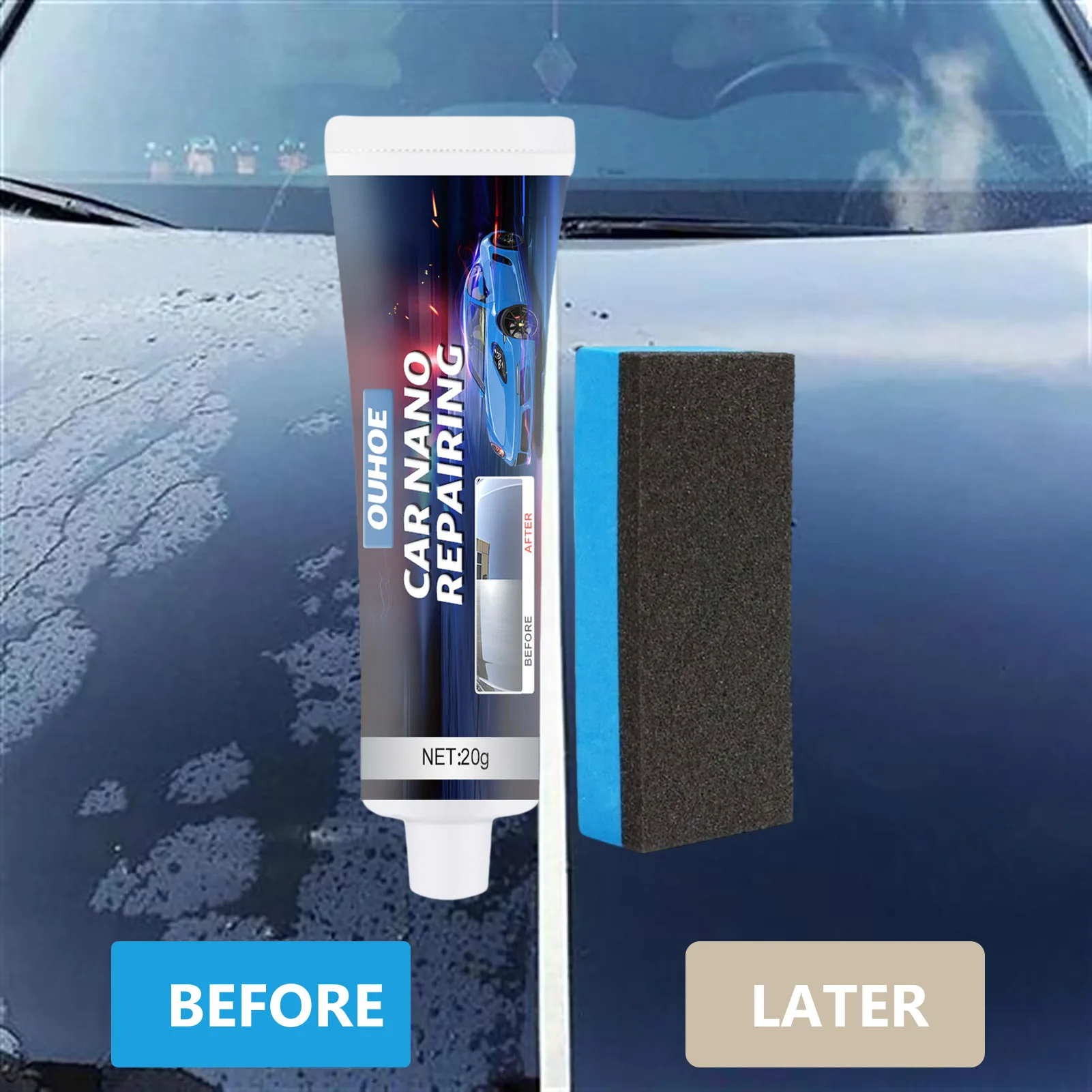 20g Car Scratch Repair Polishing Grinding Compound Wax Scratch Remover Body Repair Paint Care Auto Repair Tool
20g Car Scratch Repair Polishing Grinding Compound Wax Scratch Remover Body Repair Paint Care Auto Repair Tool