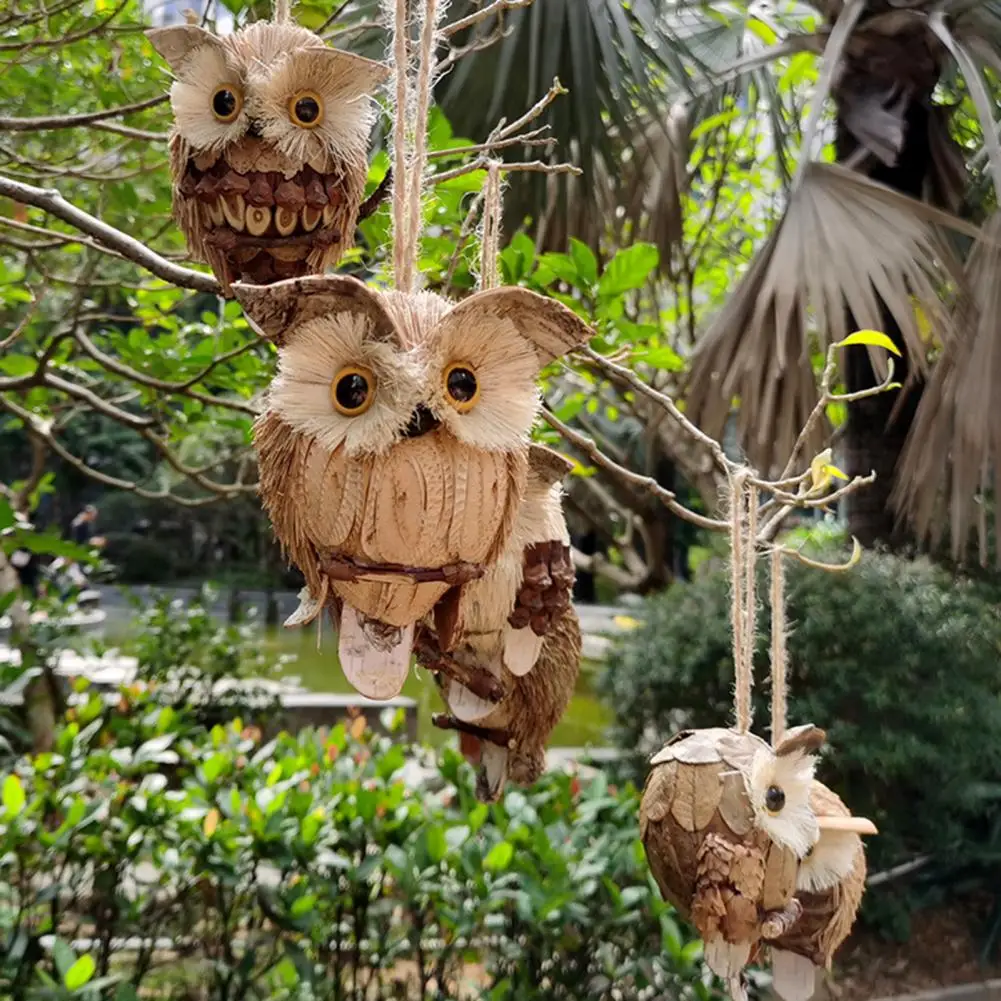 Owl Decor Useful Wall Decor Charming Yard Ornament Vivid Owls Pendant for Indoor Owl Figurine Owls Pendant 
Owl Decor Useful Wall Decor Charming Yard Ornament Vivid Owls Pendant for Indoor Owl Figurine Owls Pendant