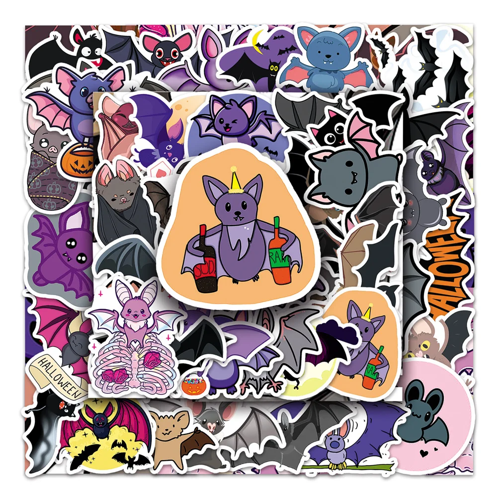50pcs Cartoon Bat Stickers Pack Phone Ipad Suitcase Laptop Journal Accessories Cute Sticker DIY Handmade Scrapbooking Materials
50pcs Cartoon Bat Stickers Pack Phone Ipad Suitcase Laptop Journal Accessories Cute Sticker DIY Handmade Scrapbooking Materials