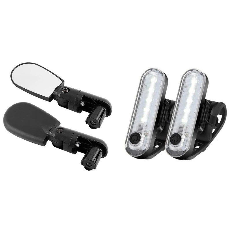 Велосипедный задний фонарь, 2 шт., перезаряжаемый от USB и 2 шт. вращающихся на 360 градусов безопасных зеркал заднего вида
Велосипедный задний фонарь, 2 шт., перезаряжаемый от USB и 2 шт. вращающихся на 360 градусов безопасных зеркал заднего вида