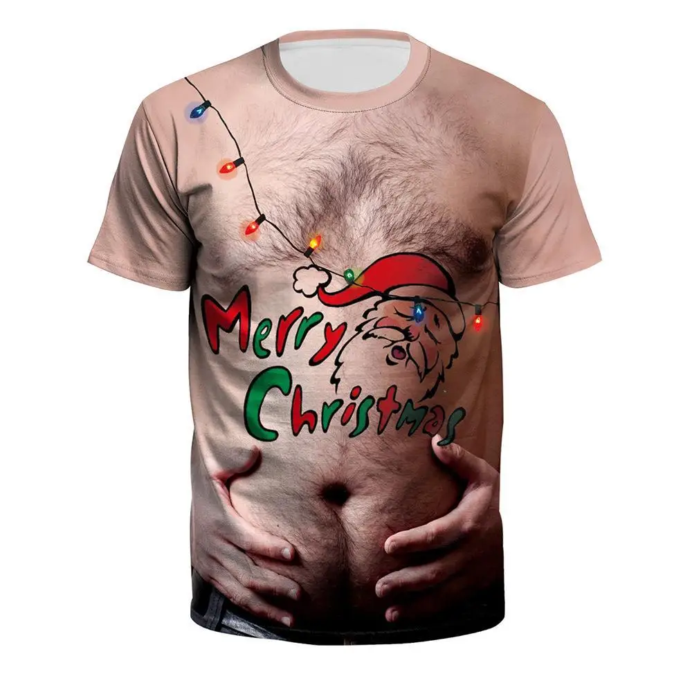 Men's T shirt Santa Claus Graphic Prints Crew Neck 3D Print Outdoor Christmas Short Sleeve Print Clothing Apparel Sports Casual
Men's T shirt Santa Claus Graphic Prints Crew Neck 3D Print Outdoor Christmas Short Sleeve Print Clothing Apparel Sports Casual