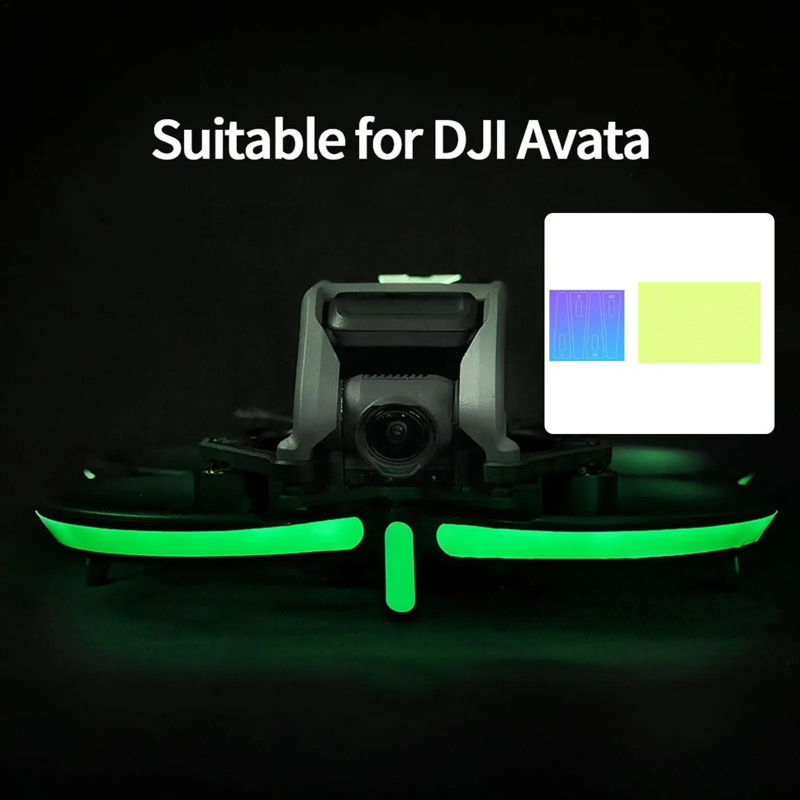 Green Colorful Luminous Sticker For Avata Traversing Machine Day Flight Nigh Light-emitting Drone Accessories E4w1
Green Colorful Luminous Sticker For Avata Traversing Machine Day Flight Nigh Light-emitting Drone Accessories E4w1