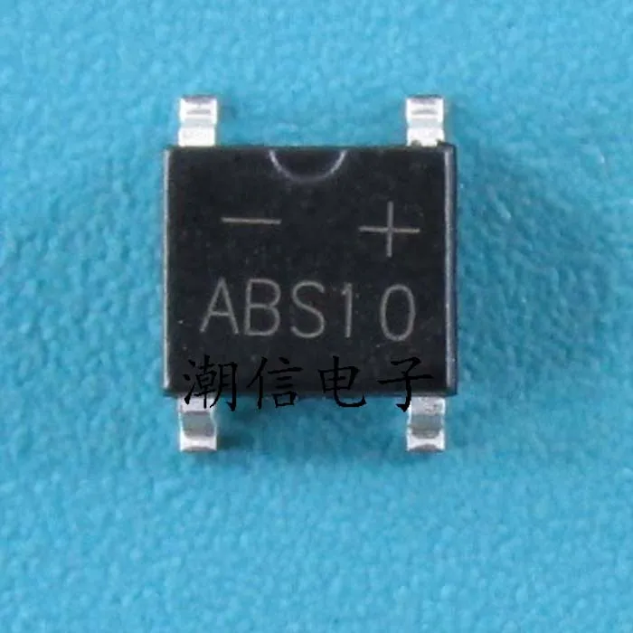 100PCS/LOT NEW ORIGINAL ABS10 patch rectifier bridge stack 1A 1000V
100PCS/LOT NEW ORIGINAL ABS10 patch rectifier bridge stack 1A 1000V