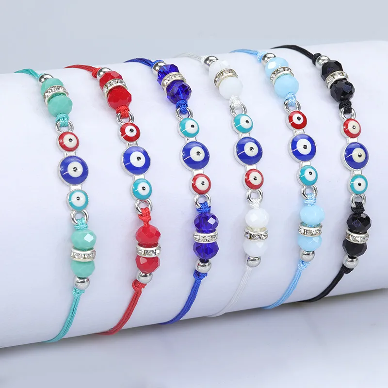 New Arrival Evil Eye Beads Bracelet for Women Men Couple Handmade Rope Woven Jewelry Colorful Crystal Summer Charm Lucky Gift
New Arrival Evil Eye Beads Bracelet for Women Men Couple Handmade Rope Woven Jewelry Colorful Crystal Summer Charm Lucky Gift