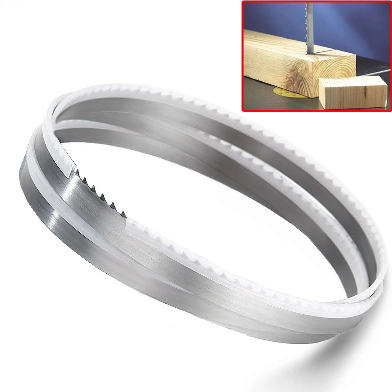 6Tpi Bandsaw Blade Cutting Wood With Quenching Band Saw Blades. 1570mm/1610mm*15mm*0.5mm
6Tpi Bandsaw Blade Cutting Wood With Quenching Band Saw Blades. 1570mm/1610mm*15mm*0.5mm