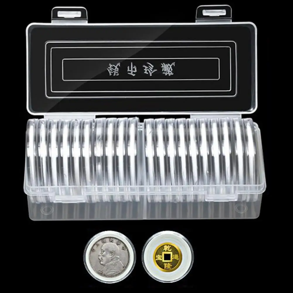 Coin Capsules Portable Lightweight Anti-scratch Acrylic Storage Cases Round Boxes Coin Holders Exhibition Accessories
Coin Capsules Portable Lightweight Anti-scratch Acrylic Storage Cases Round Boxes Coin Holders Exhibition Accessories