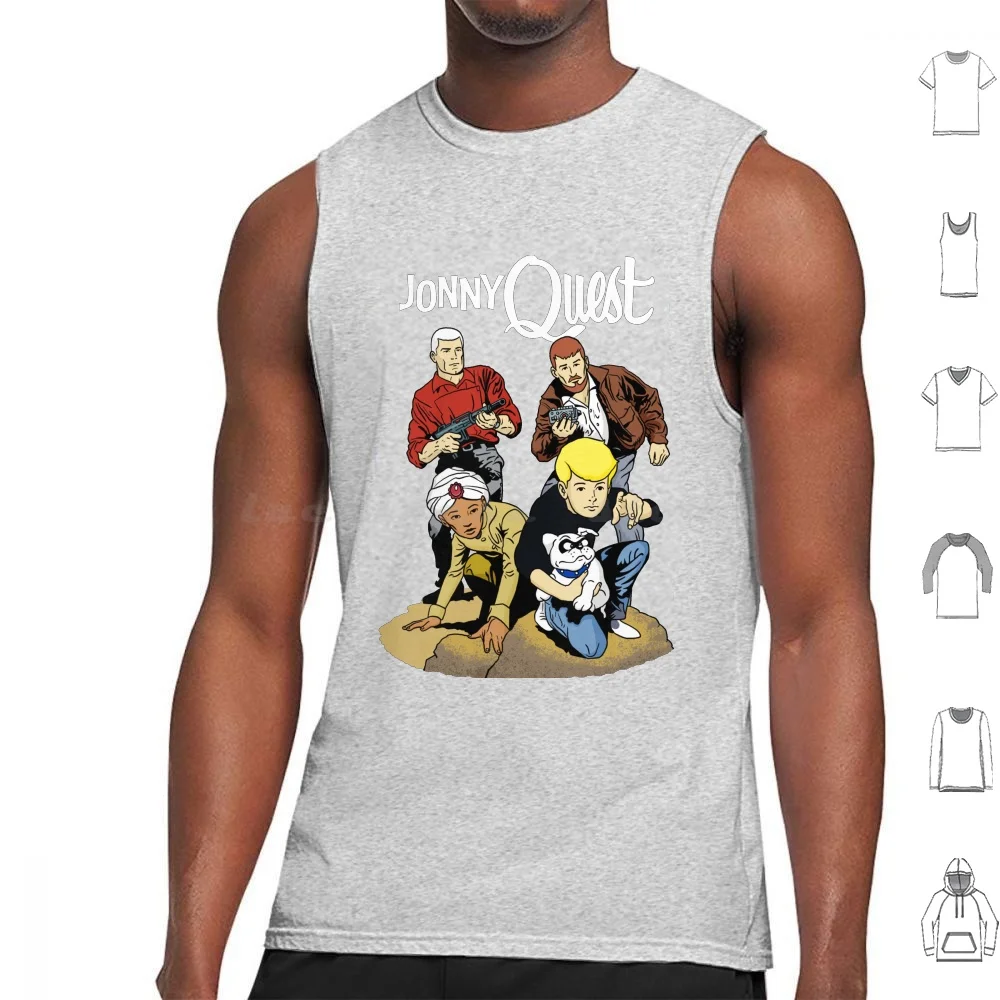 60S Jonny Quest Tribute With Main Characters Tank Tops Print Cotton Saturday Morning Saturday Tv Cartoons 60S 70S 1960S
60S Jonny Quest Tribute With Main Characters Tank Tops Print Cotton Saturday Morning Saturday Tv Cartoons 60S 70S 1960S