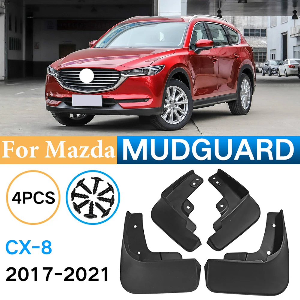 Mud Flaps For Mazda CX8 CX-8 2017 2018 2019-ON Splash Guards MudFlaps Front Rear Mudguards Fender Car Exterior Accessories
Mud Flaps For Mazda CX8 CX-8 2017 2018 2019-ON Splash Guards MudFlaps Front Rear Mudguards Fender Car Exterior Accessories