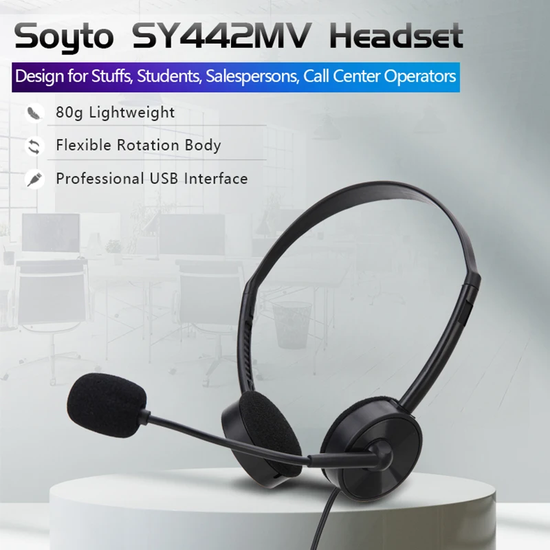 Wired Telephone Office Meeting Online Learning Headset Noise Cancellation Clear Communication Computer Earphone with Microphone
Wired Telephone Office Meeting Online Learning Headset Noise Cancellation Clear Communication Computer Earphone with Microphone