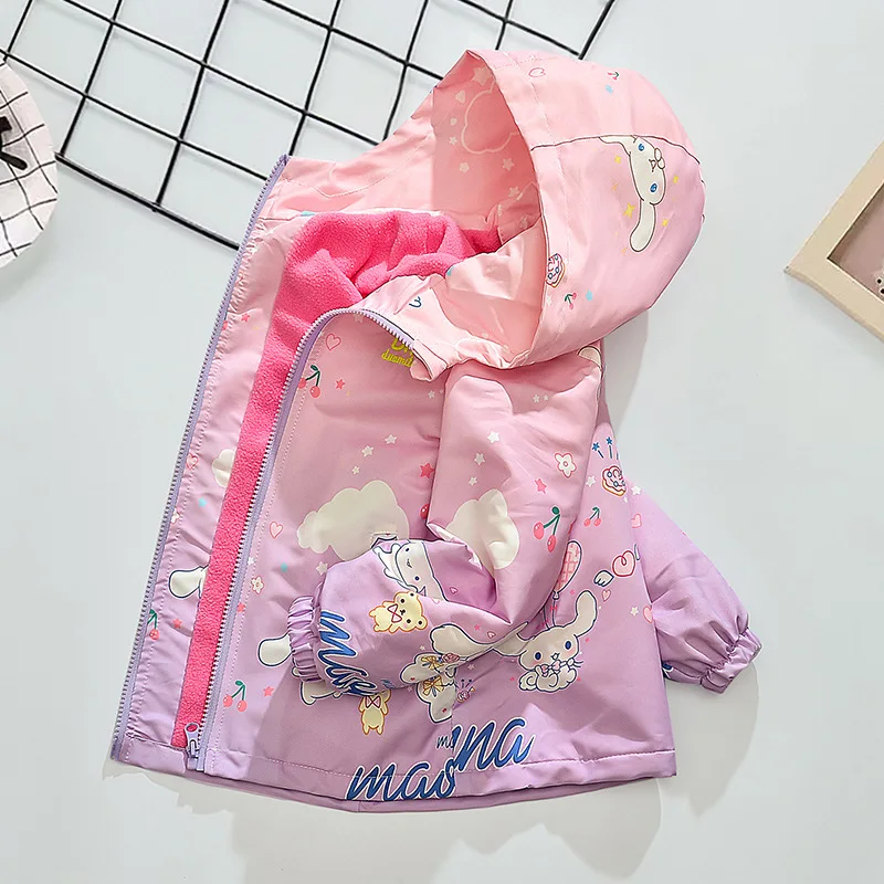 Аниме Cinnamoroll Детская куртка с длинным рукавом Kawaii Девочки Мягкая ветровка детская Спецодежда осень подарок на день рождения
Аниме Cinnamoroll Детская куртка с длинным рукавом Kawaii Девочки Мягкая ветровка детская Спецодежда осень подарок на день рождения