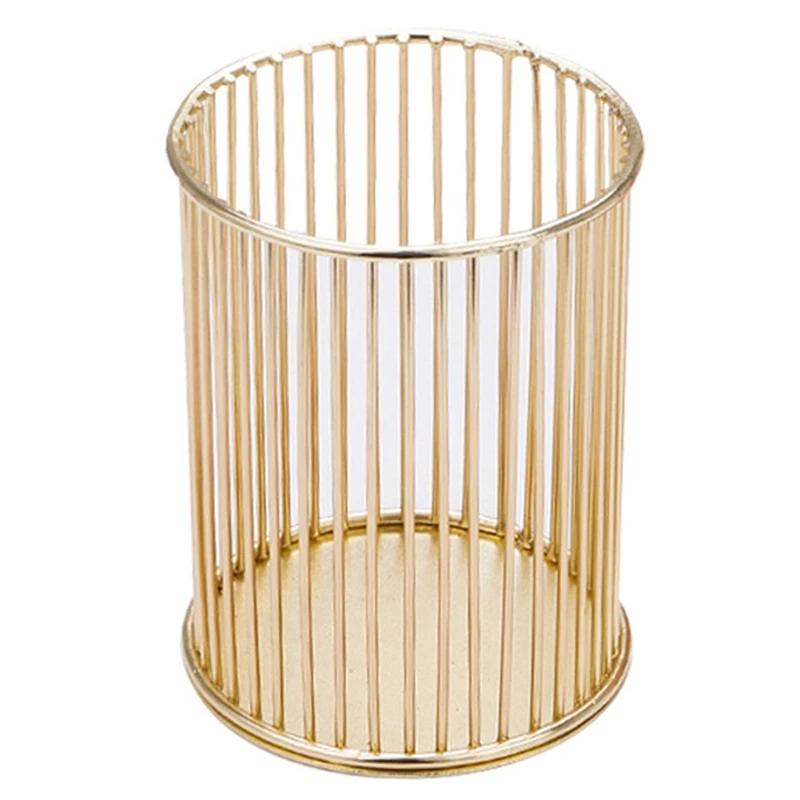 Golden Stylus Holder, Suitable For Desks, Cosmetic Brush Cups, Pen Holders, Office And Home Storage Bags
Golden Stylus Holder, Suitable For Desks, Cosmetic Brush Cups, Pen Holders, Office And Home Storage Bags